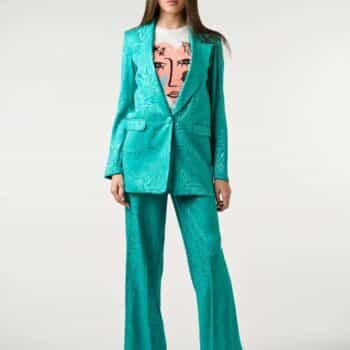 σακάκι σατέν ανοιξιάτικο βεραμάν