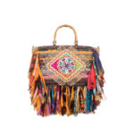 χειροποίητη ψάθινη τσάντα alex max