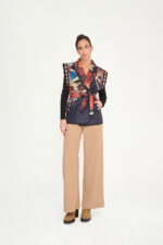 αμάνικο γιλέκο γυναικείο καπιτονέ με ζώνη