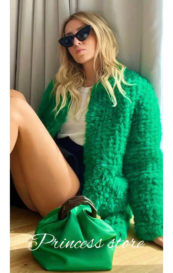 Γούνα πράσινη γυναικεία άλεξ μαξ