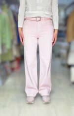 ροζ τζιν παντελόνι γυναικείο βαμβακερό