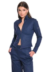 Εφαρμοστή Φούτερ Ζακέτα Denim We Coss - Image 2
